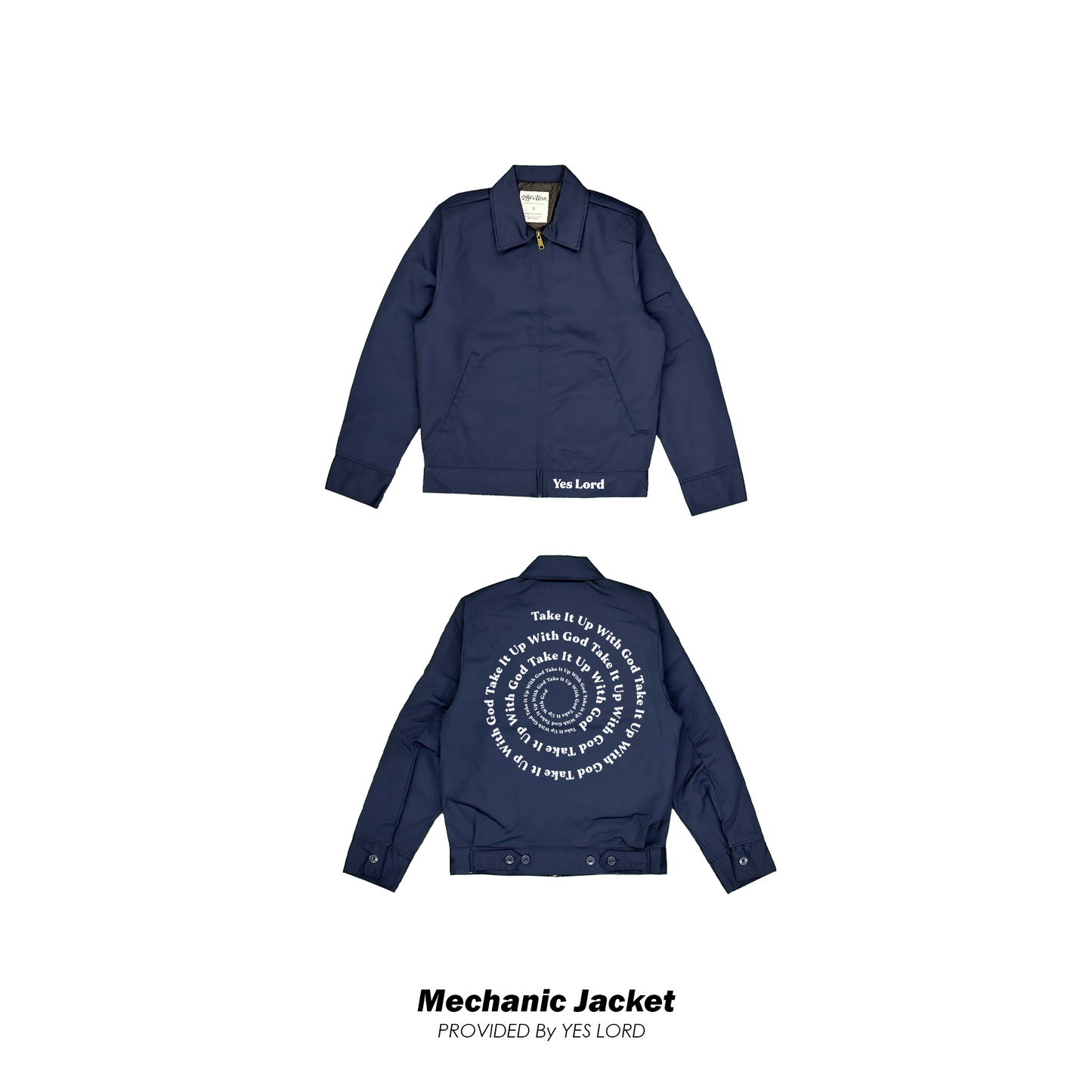 Take It Up With God Mechanic Jacket