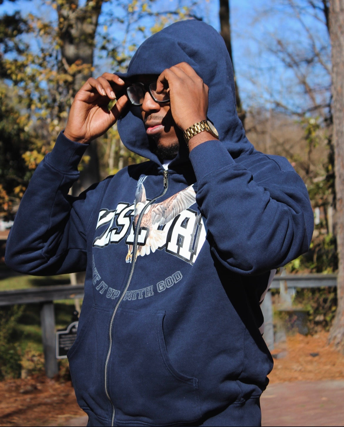 One Nation Under God Zip Up