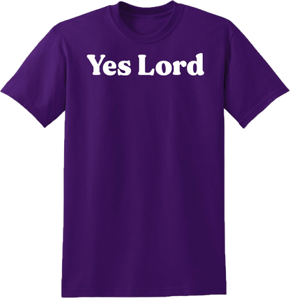 Yes Lord Short Sleeve T-shirt